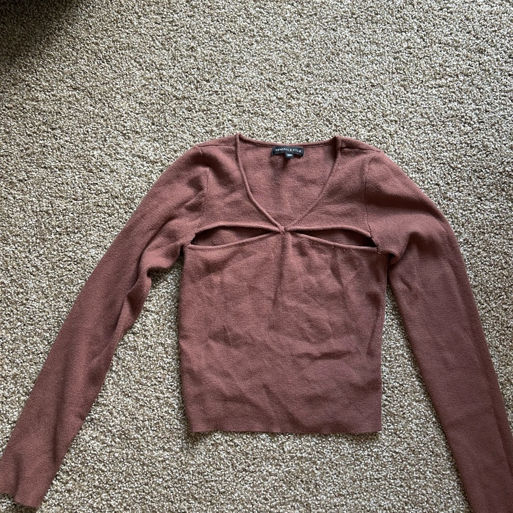 Kendall & Kylie Brown Cut-Out Too